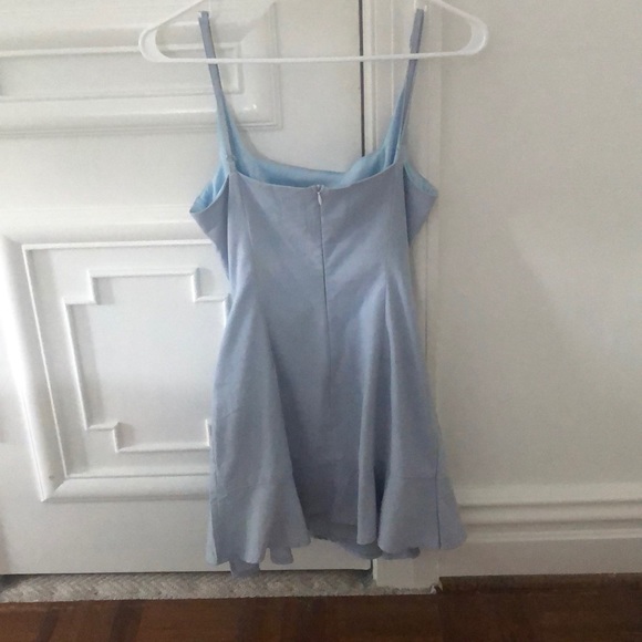 Princess Polly Blue Wrap Dress - Picture 3 of 3